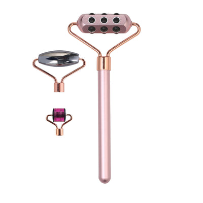 Set de Masaje Facial 3 en 1 con Cabezales Magnéticos Intercambiables - Image 33