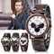 Reloj Multifunción de Madera y Cuarzo para Hombre