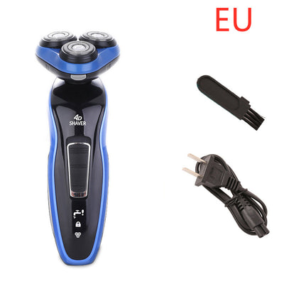 Afeitadora Eléctrica 4 en 1 con Triple Hoja y Recortadora Recargable para Hombre - Image 6