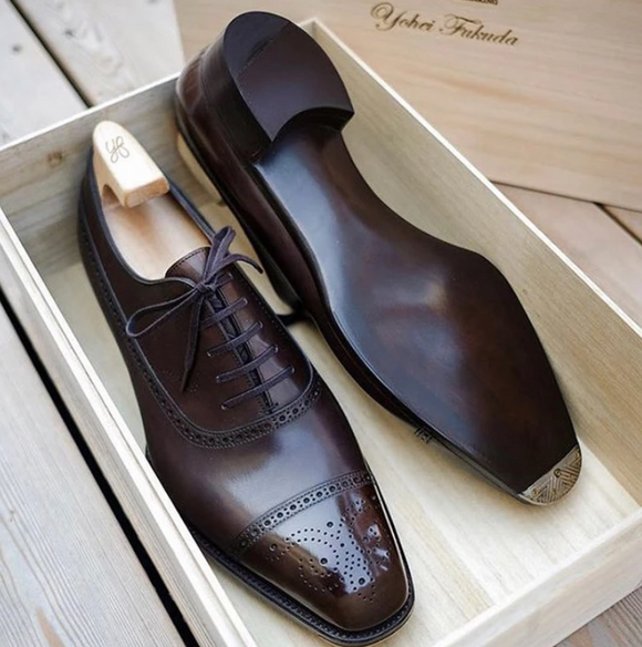 Zapatos de Cuero Británicos Casuales para Hombre