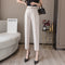 Pantalones Cropped Sueltos de Cintura Alta para Mujer