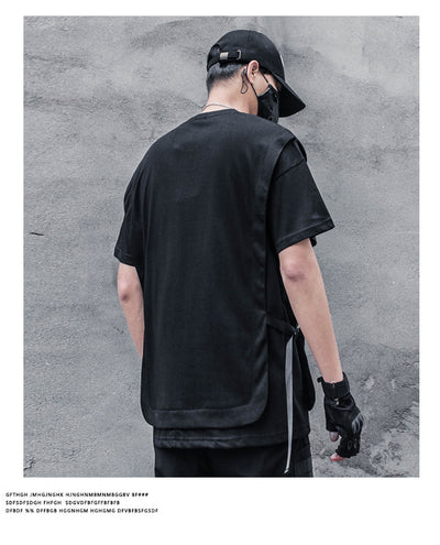 Playera Manga Corta para Hombre con Cuello Redondo y Detalles Decorativos - Image 10