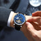 Reloj Mecánico Tourbillon Hueco Fase Lunar Xinghe con Esfera Luminosa