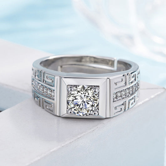 Anillo de Propuesta con Moissanita de Alta Simulación - Image 11