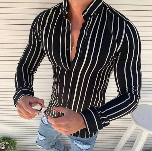 Camisa Manga Larga Estampado Floral Ajustada - Image 16