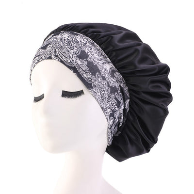 Banda para cabello ancha con gorro nocturno - Image 11