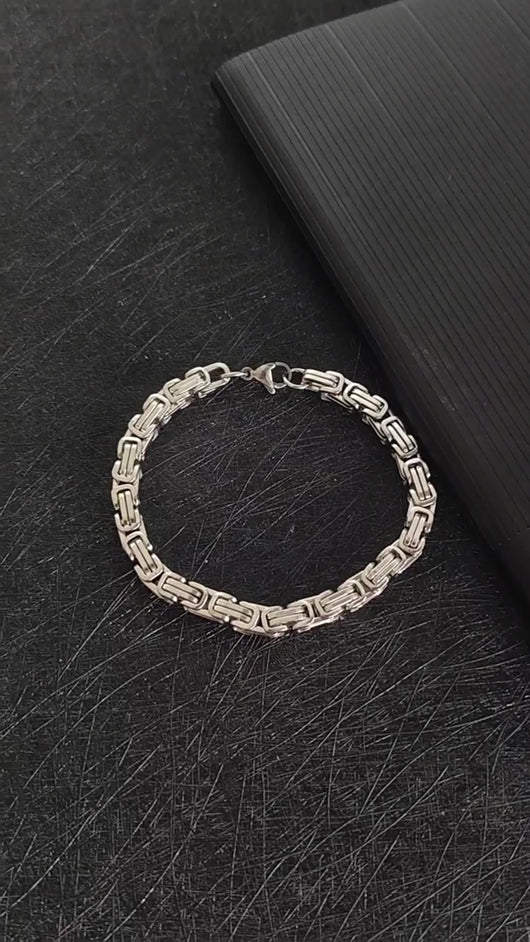 Pulsera de Cadena Dragón Imperial en Acero Inoxidable para Hombre - Resistente al Desvanecimiento - Image 4