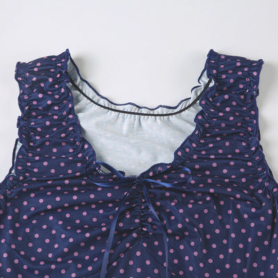 Blusa Sin Mangas Tejida con Estampado de Lunares - Image 18