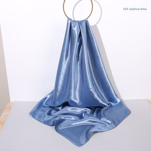 Pañuelo de Seda Artificial 90cm Satinado Brillante - Elegancia Pura - Image 38