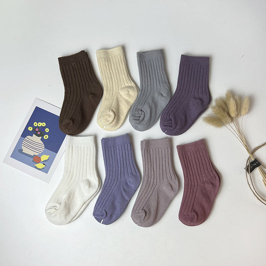 Calcetines Retro Coreanos Tubo para Niños y Niñas - Image 2
