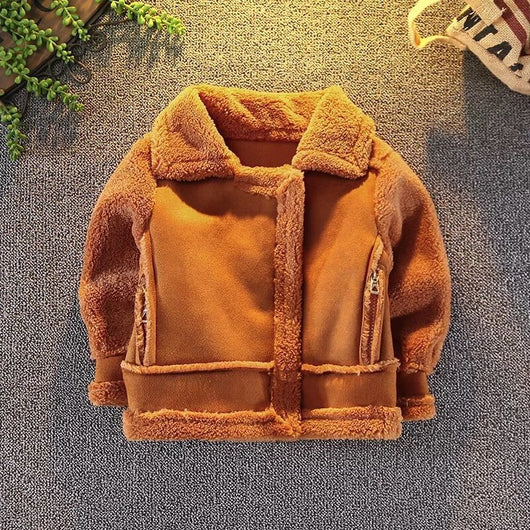 Chaqueta Infantil Marrón de Manga Larga - Image 7