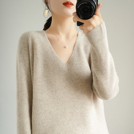 Suéter Tejido Coreano Entallado para Mujer - Image 12