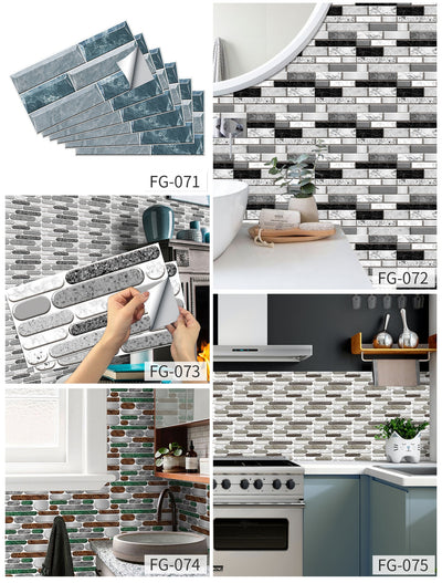 Adhesivos de Pared Retro Europeos Resistentes al Agua y Grasa para Cocina - Image 13