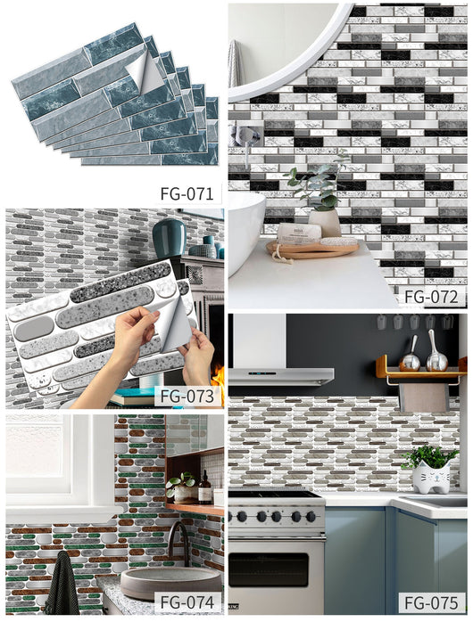 Adhesivos de Pared Retro Europeos Resistentes al Agua y Grasa para Cocina - Image 13
