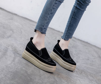 Zapatos Casuales Negros de Cuero Versátiles - Image 12