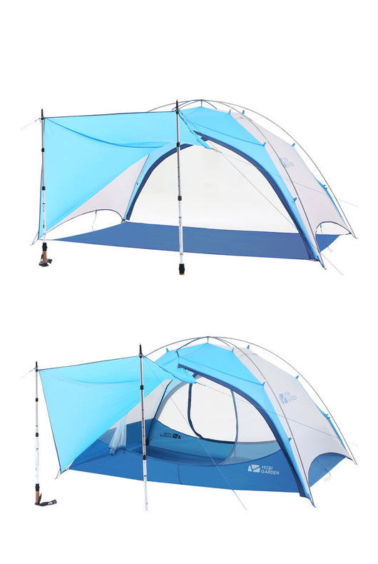 Tienda de Campaña Ultraligera Impermeable con Doble Capa y Estructura de Aluminio - Image 14