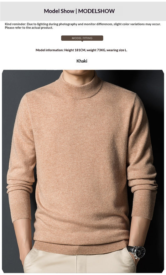 Polera Casual Slim-fit Cuello Alto Manga Larga para Hombre - Image 20