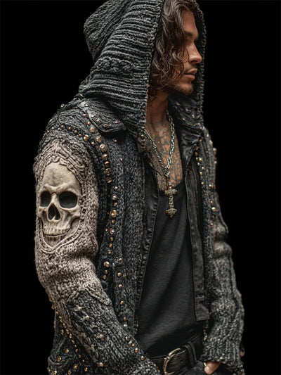 Sudadera Casual Estampada con Cierre para Hombre - Image 8