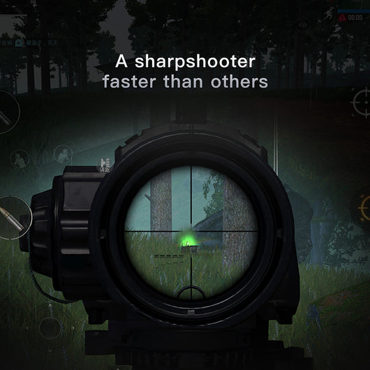 Black Baseus mobile phone game controller with an airplane design and star detail, for enhanced mobile gaming. - Image 3