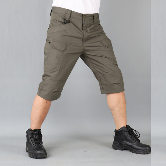 Pantalones Cortos Tácticos Camuflaje con Estiramiento para Hombre - Image 9