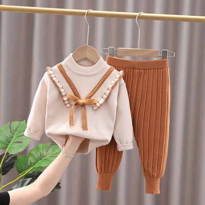 Suéter Infantil con Volantes para Niña - Pullover Otoño Invierno - Image 4