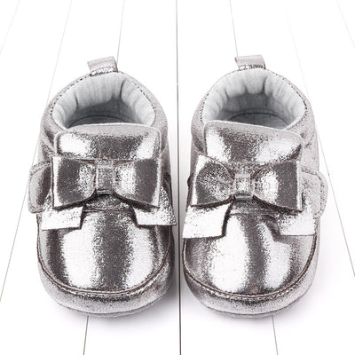 Zapatitos de Bebé con Moño Brillante - Image 3