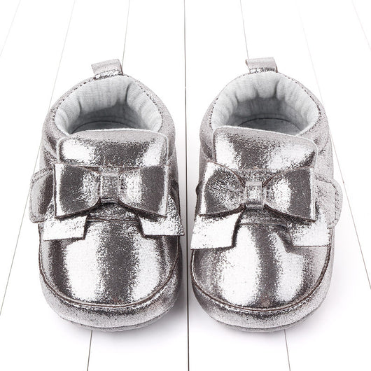 Zapatitos de Bebé con Moño Brillante - Image 3
