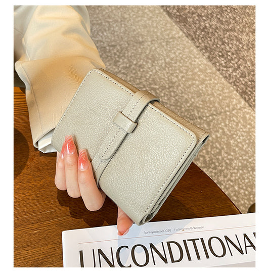Billetera Corta de Cuero Genuino para Mujer - Image 17