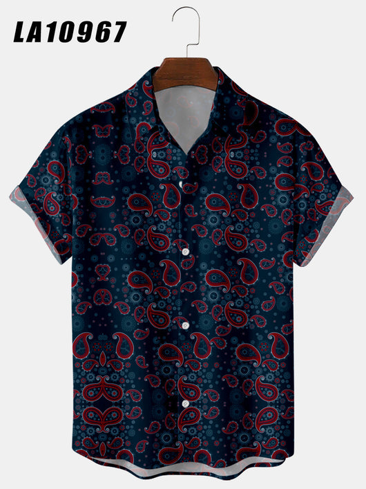 Camiseta Estampado Rayas 3D Impresión Digital Manga Corta - Image 19