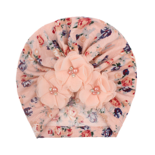 Gorro Turbante Floral para Bebé Niña - Beanie con Diseño Elegante - Image 20