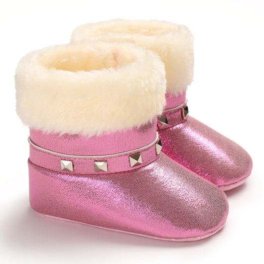 Botas de Nieve y Zapatos Cálidos de Algodón para Bebé - Image 8