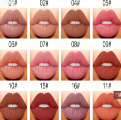 Labial Mate Larga Duración Resistente al Desvanecimiento - Image 28