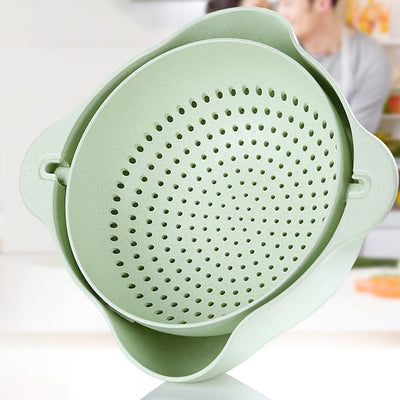 Canasta Escurridor Multiusos para Cocina con Doble Capa Giratoria - Image 10