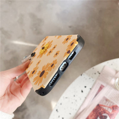 Funda Suave de Piel de Cordero con Textura Margarita 3D y Perforaciones de Silicona - Image 9