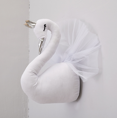 Cabeza de Cisne Decorativa con Corona - Adorno de Pared - Image 7