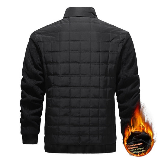 Chaqueta Casual de Cuadros para Hombre - Manga Larga Versátil - Image 2