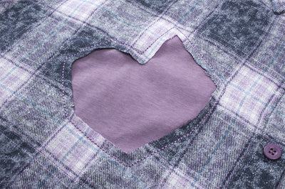 Camisa Cuadriculada Bordada de Manga Larga para Hombre Primavera Otoño - Image 15