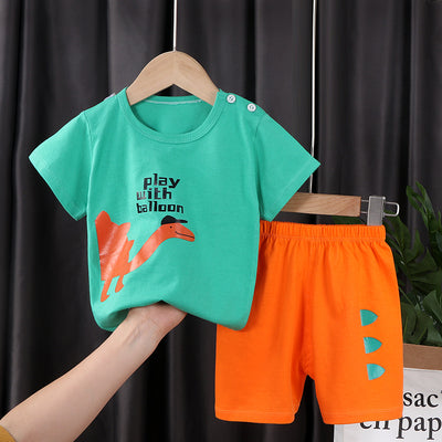 Conjunto de Dos Piezas en Algodón con Mangas Cortas para Niños y Niñas - Image 23