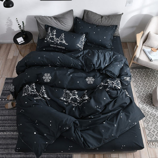 Sábanas de Algodón Puro Minimalistas para Cama - Image 25