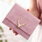 Cartera Multiusos Estilo Coreano con Diseño de Venado Esmerilado