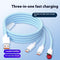Cable de Carga Rápida 3 en 1 - 6A Multifuncional