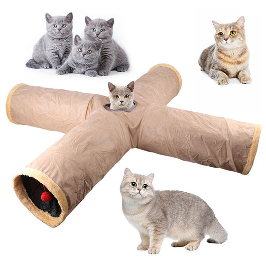 Túnel para Gatos - Juguete Interactivo Plegable - Image 8