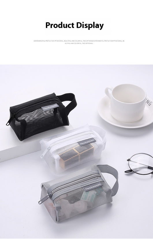 Monedero de Malla 3D con Gran Capacidad y Estuche para Llaves - Image 22