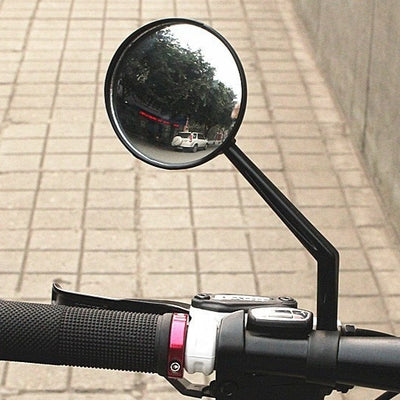 Espejo Retrovisor Convexo con Reflector para Bicicleta de Montaña