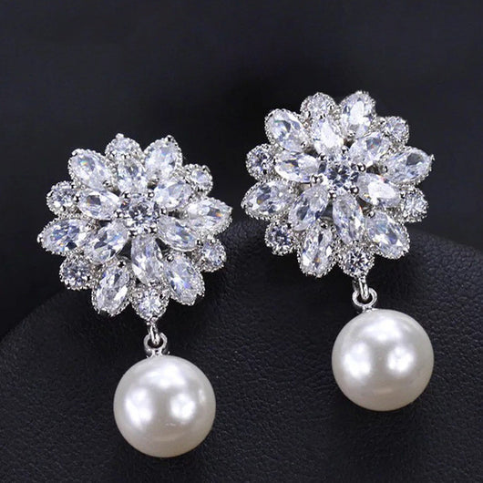 Aretes de Circonita Micro Prisma Hielo - Image 10