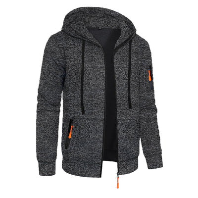 Suéter Deportivo con Capucha y Textura Jacquard para Hombre - Image 2