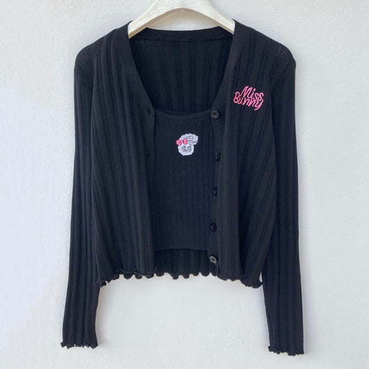Cardigan Holgado Estilo Universitario para Mujer - Image 63