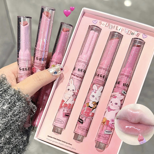 Brillo Labial Hidratante Tintado Efecto Agua