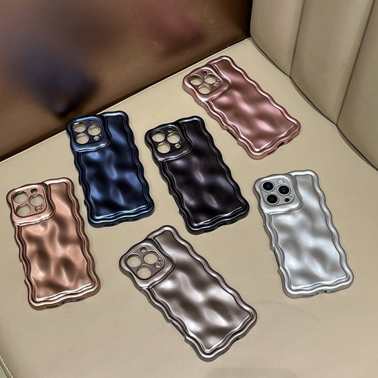Funda Protectora con Acabado Mate y Diseño Ondulado
