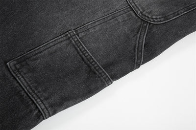 Pantalones de Mezclilla Punk Vintage Desgastados y Lavados - Image 11